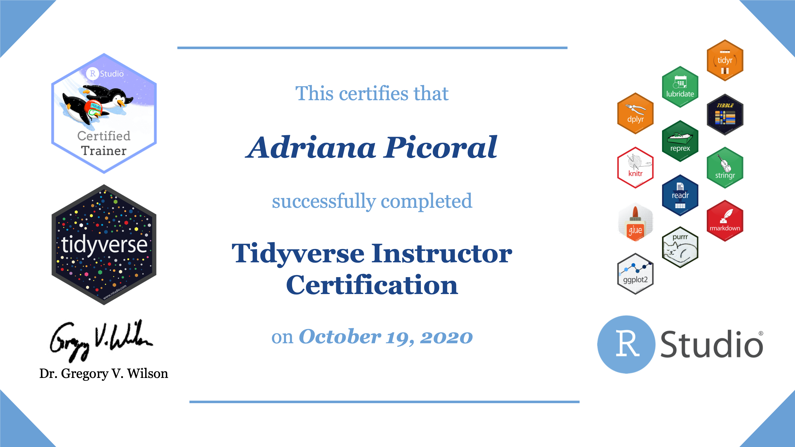 Tidyverse Instructor Certification